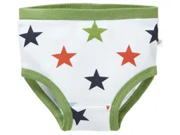 HANS NATUR Kinder Slip Bio-Baumwolle Stern Weiß Gr. 98/104 – Produktbild 1 von 1