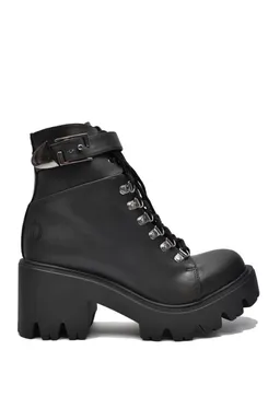 Altercore Altercore Damen vegan Stiefeletten Enid Schwarz – Produktbild 1 von 1