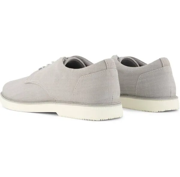 TOMS TOMS Vegane Männer Oxford Schuhe JOSHUA, Grau, – Produktbild 4 von 4