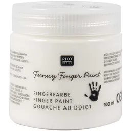 Rico Design Rico Design Fingerfarbe 100ml Weiß – Produktbild 1 von 1