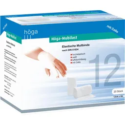 Höga-Pharm HÖGA MUBILAST Fixierbinde 12 cmx4 m m.Cellophan 1 St Binden – Produktbild 1 von 1