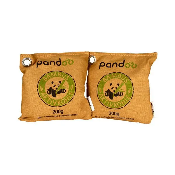 pandoo pandoo natürlicher Lufterfrischer aus Bambusaktivkohle in drei Größen – Produktbild 1 von 4