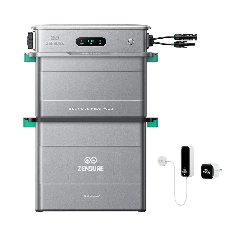 Zendure Deutschland Zendure SolarFlow 800 Pro 2: All-in-one Balkonkraftwerk-Speicher mit KI, SolarFlow 800 Pro 2 + Smart Meter D0 / 1*AB2000L (1.92 kWh) / Ohne Panels – Produktbild 1 von 3