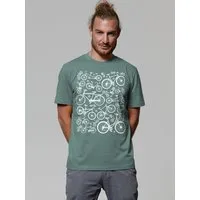 watapparel watapparel T-Shirt Unisex Fahrräder, Green bay, – Produktbild 1 von 1