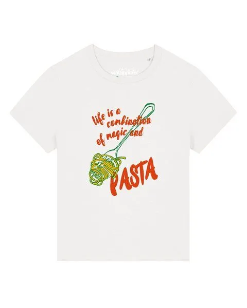 watapparel watapparel T-Shirt Frauen Magic and pasta, Off white, – Produktbild 1 von 2