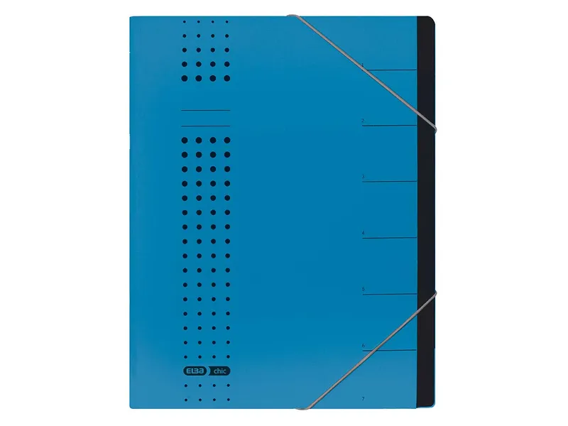 Elba Elba Ordnungsmappe 'chic' 7 Fächer blau – Produktbild 2 von 4