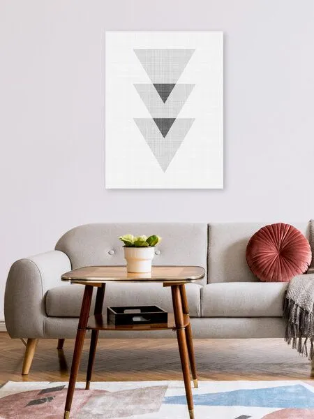 Photocircle Photocircle Poster / Leinwandbild - Triangles 1 – Produktbild 2 von 4