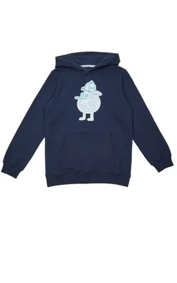 VIVA CON AGUA VIVA CON AGUA Kinder Hoodie ZITRONE Dunkelblau – Produktbild 1 von 1