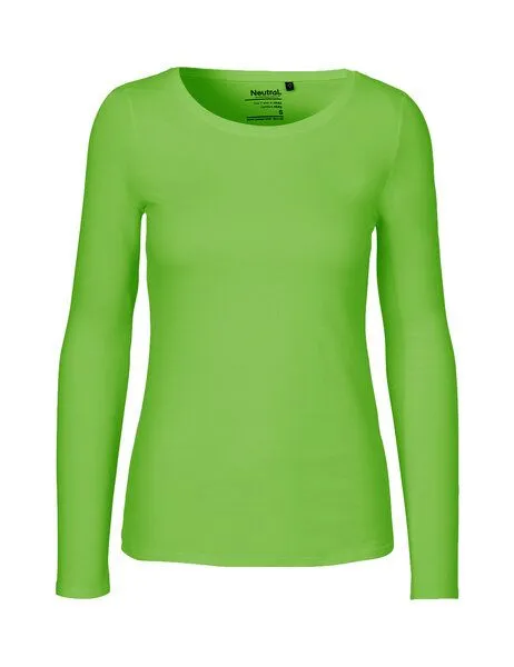 Neutral® - 3FREUNDE Neutral® - 3FREUNDE Frauen Longsleeve, Lime, – Produktbild 1 von 4