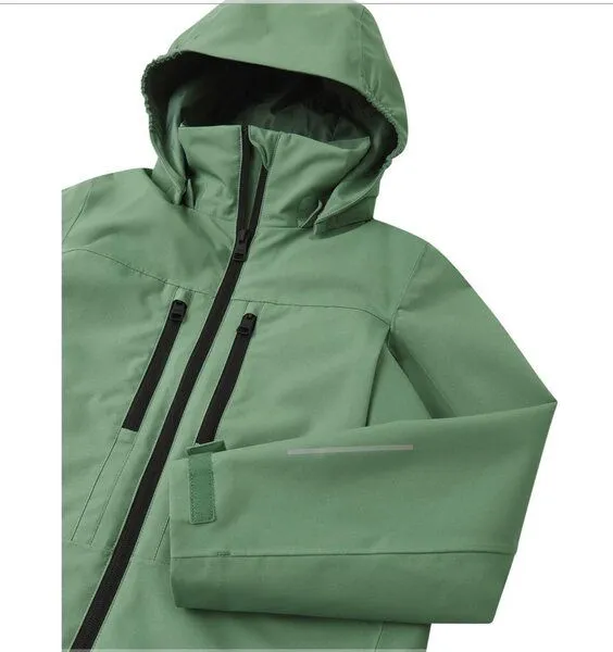 REIMA REIMA Saarela Regenjacke, Grün, – Produktbild 1 von 3