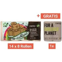 Memo memo x skate-aid Toilettenpapier 3-lagig, 14 x 8 Rollen & Gratis memo Küchenrollen – Produktbild 1 von 1
