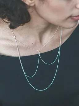 Jonathan Radetz Jewellery Jonathan Radetz Jewellery Collier KISSKISS, Silber 925, Länge 63 cm, Handmade in Germany – Produktbild 1 von 1