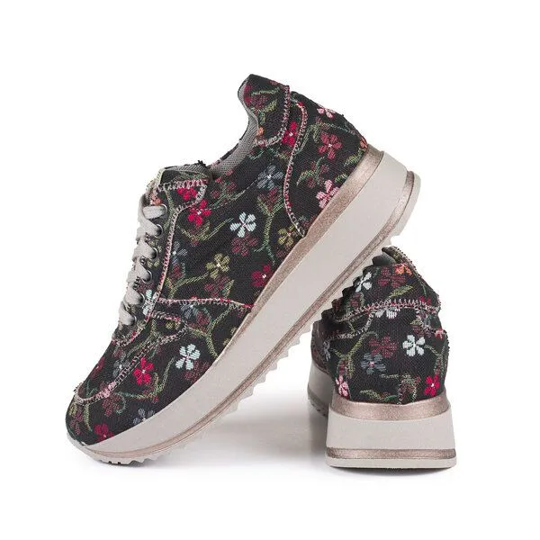 Risorse Future Risorse Future Asia Damensneaker Blümchen Black – Produktbild 3 von 3
