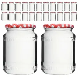 mikken mikken Einmachgläser 720ml mit Schraubdeckel TO82 – Produktbild 1 von 1
