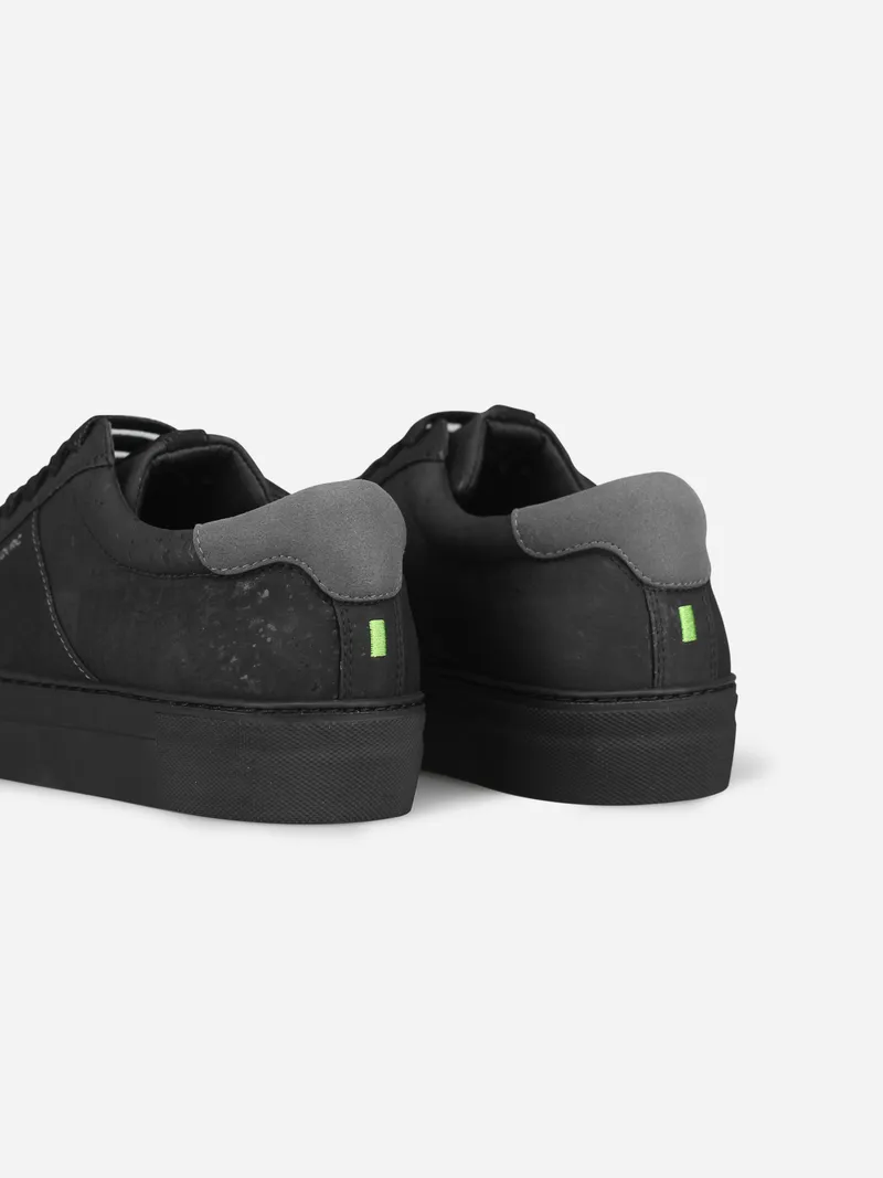 QURC QURC Herren vegan Sneaker Fragment Low, Schwarz, – Produktbild 2 von 2