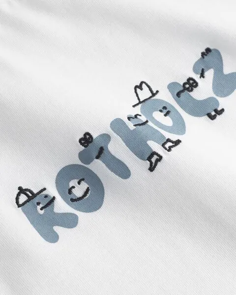 Rotholz Rotholz Logo Print T-shirt Bio Baumwolle - Weiß – Produktbild 2 von 4