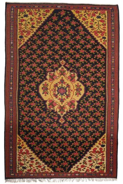 Rugtales Kelim Bidjar „Rugtales“ aus Schurwolle, Blau, – Produktbild 3 von 4