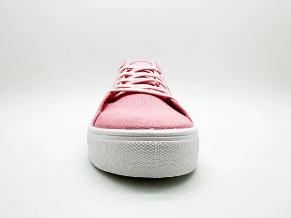 thies Veganer Sneaker "thies ® Natural Dye Plain" aus Biobaumwolle, Raspberry (rosa), – Produktbild 3 von 4