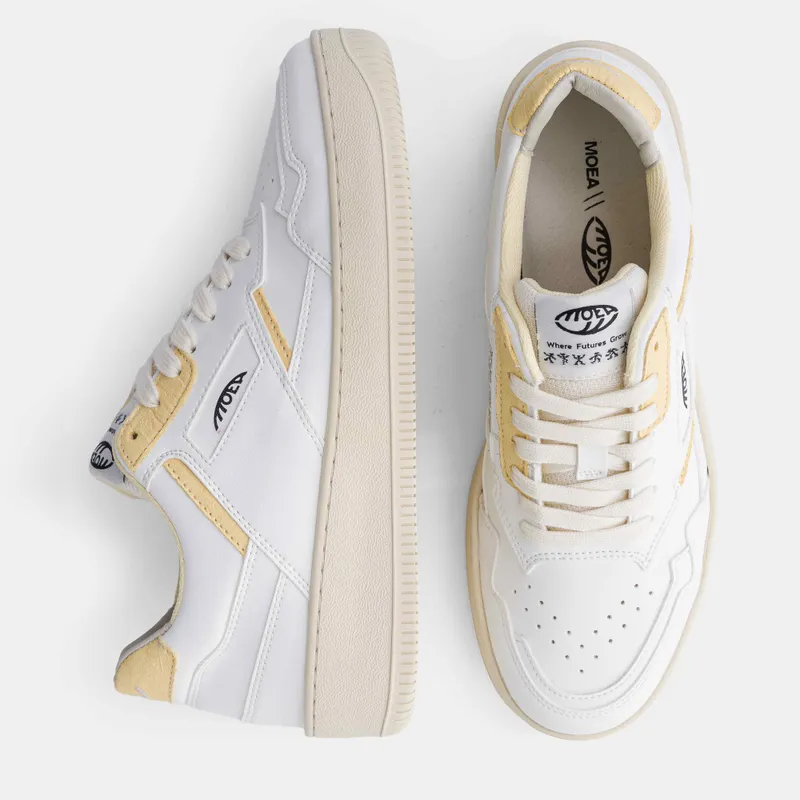 MoEa MoEa Herren vegan Sneaker Origin Pineapple, Weiß, – Produktbild 2 von 2