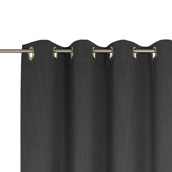 Nature by Adam Nature by Adam Vorhang aus 100% Bio-Baumwolle - Made in Germany - Uni Collection, Schwarz, – Produktbild 1 von 7