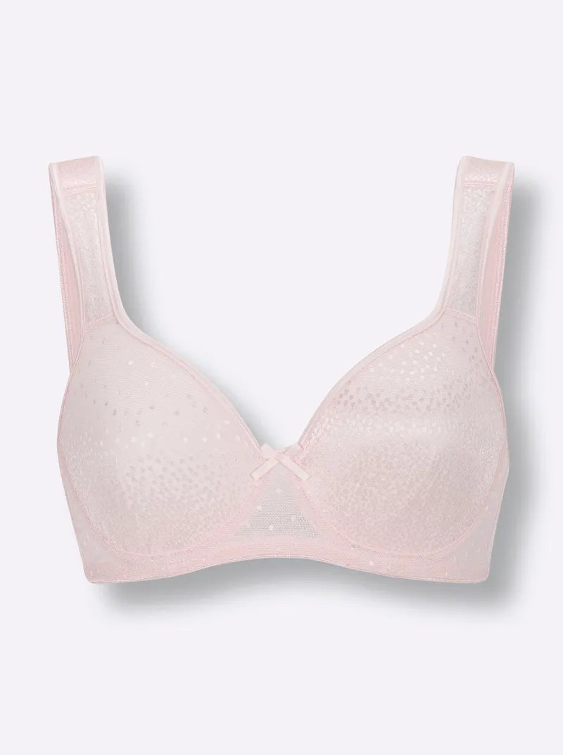 wäschepur T-Shirt-BH mit Bügel hellrosé, Hellrosé, – Produktbild 2 von 2