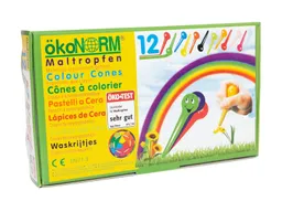 Ökonorm Ökonorm Maltropfen, Wachsmalstifte für Kinder 12er-Packung – Produktbild 1 von 1