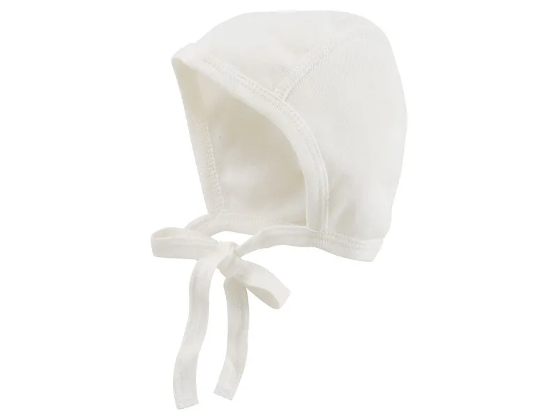 HANS NATUR Babymütze Erstlingsmütze Bio-Baumwolle off white Gr. 50/56, Weiß, – Produktbild 1 von 1