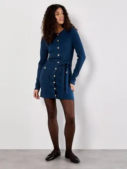 Apricot Apricot Strickkleid Minikleid (2-tlg., 2-teilig) mit auffälliger Knopfleiste – Produktbild 1 von 1