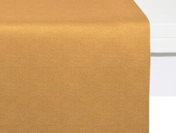 Nature by Adam Nature by Adam Tischläufer aus 100% Bio-Baumwolle - Made in Germany - Uni Collection, Curry, – Produktbild 1 von 4