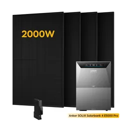 Anker Anker SOLIX Solarbank 4 E5000 Pro, mit 4 x 500 Bifaziale Solarmodule, by Powerness - 10kWh / Pre-Sale Special: Gratis Smart Meter Gen 2 / Selbstabholung – Produktbild 1 von 1