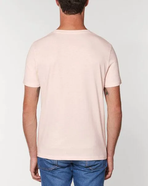 Human Family Human Family Bio Herren City T-Shirt "Amsterdam - Coordinates", Candy-pink, – Produktbild 3 von 3