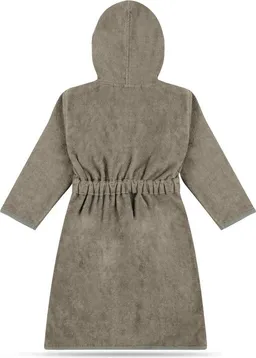 normani Kinderbademantel Kinder Bademantel aus Bio-Baumwolle Ljubljana, Bio-Baumwolle, Kapuze, Bindegürtel, Kinderbademantel aus weichem Material – Produktbild 1 von 1