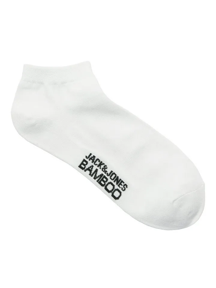 Jack & Jones Jack & Jones Freizeitsocken JACBASIC BAMBOO SHORT SOCK 3 PACK NOOS (Packung, 3-Paar) mit hochwertiger Materialzusammensetzung, Weiß, – Produktbild 2 von 3