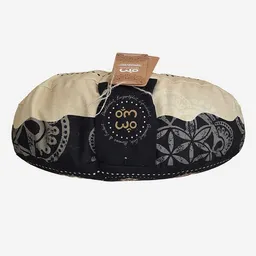 Spirit of OM Spirit of OM Meditationskissen Halbmond schwarz-natur – Produktbild 1 von 1