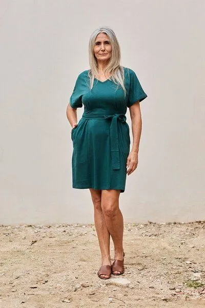 TIRALAHILACHA TIRALAHILACHA Frida Dress, Blau, – Produktbild 1 von 3