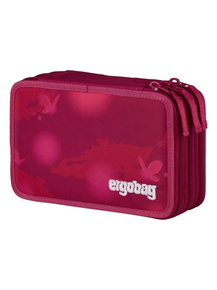 Ergobag Ergobag Federmäppchen Maxi Mäppchen, (1-tlg), mit Stiften befüllt, Lila, – Produktbild 1 von 8