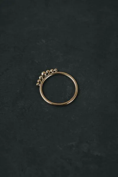 Jyoti - Fair Works Jyoti - Fair Works Ring Rivaali Messing – Produktbild 1 von 2