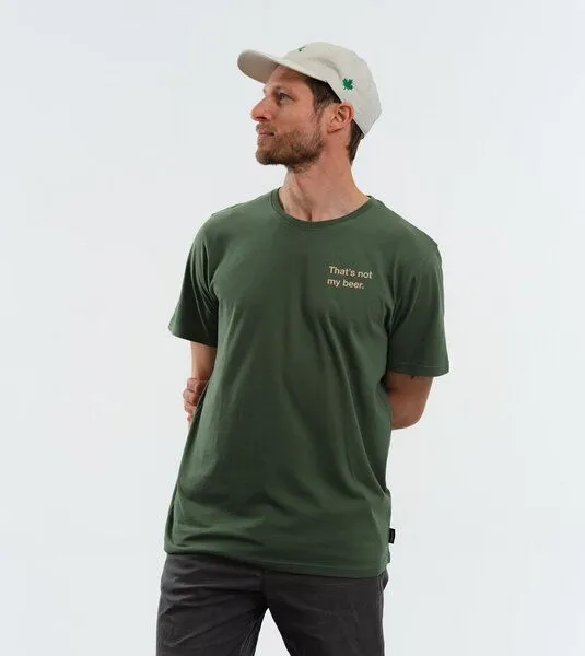 Gary Mash GARY MASH Shirt That's not my beer aus Biobaumwolle, Oliv (grün), – Produktbild 4 von 4