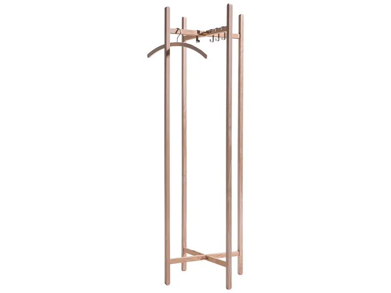 Side by Side Garderobe NEW HANG ON Eschenholz (side by side) – Produktbild 1 von 4