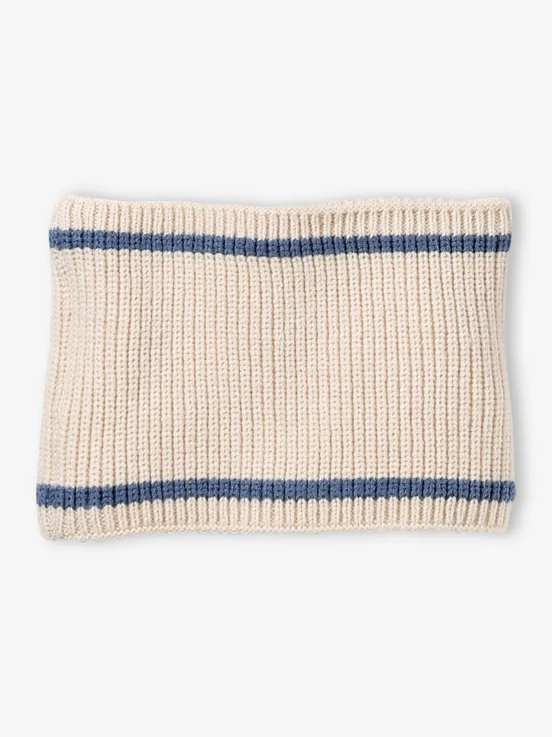 Vertbaudet Strick-Set Jungen Baby aus Mütze, Wollweiß, – Produktbild 4 von 4