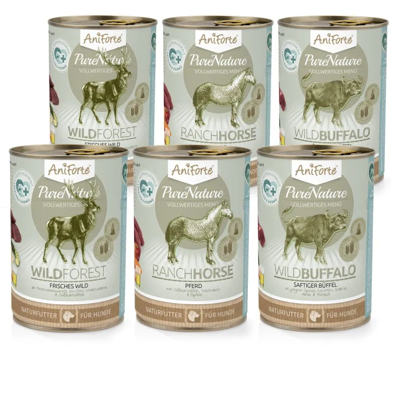 AniForte AniForte Nassfutter Special Mix 6 x 400 g 4,8 kg – Produktbild 1 von 2