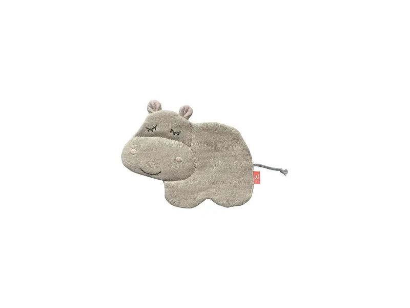 Kikadu Kikadu Knister Hippo 16 x 22 cm, Grau, – Produktbild 1 von 2