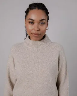 Brava Fabrics Brava Fabrics Perkins Wool Cropped Sweater Beige – Produktbild 1 von 1