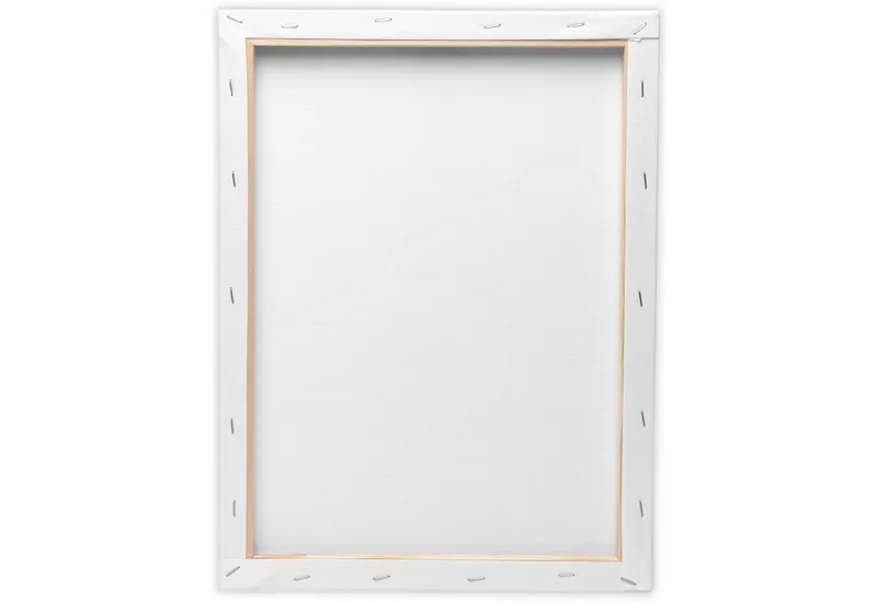 Artina Keilrahmen Akademie Leinwand, 18x24cm, Weiß, 5er Set, FSC, 100% Baumwolle, Canvas, 280 g/m², vorgrundiert, Galerieheftung & gefaltet, Weiß, – Produktbild 4 von 5