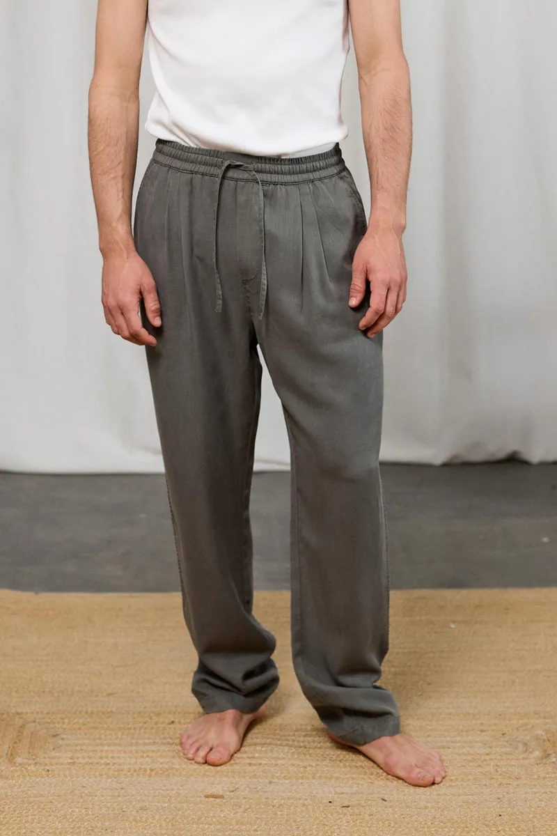 TWOTHIRDS TWOTHIRDS Herren vegan Hose Ahlbeck Gunmetal, Grau, – Produktbild 1 von 2