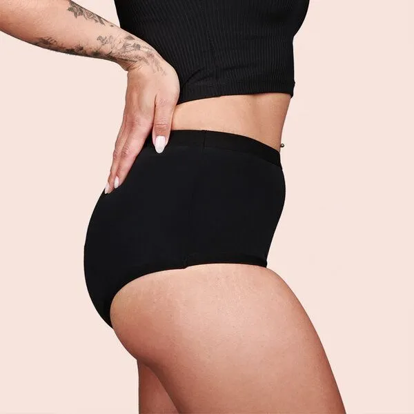 Taynie Ultra Periodenunterwäsche Biozidfrei 60°C Taynie Comfort Bamboo Ultra, Schwarz, – Produktbild 3 von 4