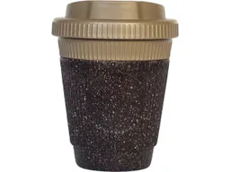 Kaffeebecher 250 ml, aus recyceltem Kaffeesatz, inkl. 1c Weiß-Aufdruck, coffee/cardamom – Produktbild 1 von 1