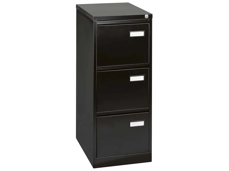 BISLEY Light BISLEY Light HR-Schrank 3s 1b schwarz (RAL 9005) (BxHxT) 41,3x101,6x62,2cm – Produktbild 1 von 1