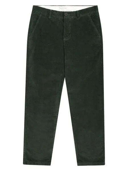 Knowledge Cotton Apparel Knowledge Cotton Apparel Herren Cordhose - Chuck Regular Corduroy Pants - aus Baumwolle, Forest night (grün), – Produktbild 1 von 2