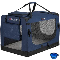 Casaria® Casaria Cadoca Tiertransportbox XXXL 101x69x70cm navyblau – Produktbild 1 von 1